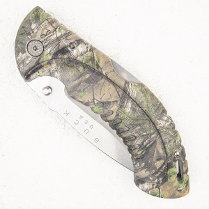 Нож Buck Folding Omni Hunter 12 PT Realtree Green Camo - складной туристические ножи из стали Нож Buck Folding Omni Hunter 12 PT Realtree Green Camo - складной туристические ножи из стали
